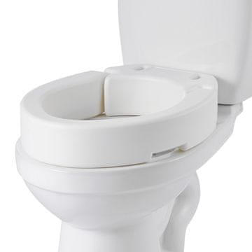 VEVOR Povišano WC sedežno mesto 360x490x90 mm Bela