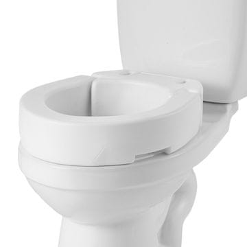 VEVOR Povišano WC sedežno mesto 345x435x90 mm, bela