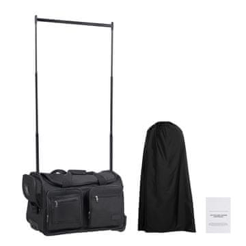 VEVOR Torba za ples z obešalnikom 58.4 cm črna