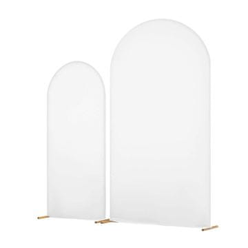 VEVOR Komplet stojal za ozadje 2 kosa, 2.2x1.2 m in 1.8x0.8 m, zlata barva