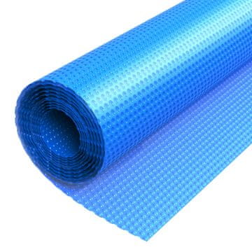 VEVOR Sončna zaščita za bazen pravokotna z mehurčki 10.97x4.88 m modra