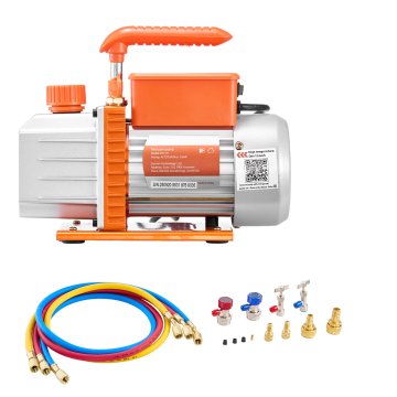 VEVOR Komplet vakuumske črpalke in merilnika kolektorja 4.5 CFM 127 L/min s torbo za prenašanje