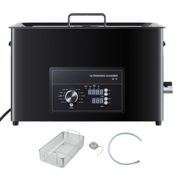 VEVOR Ultrazvočni čistilec 30L 575x350x360 mm iz nerjavečega jekla