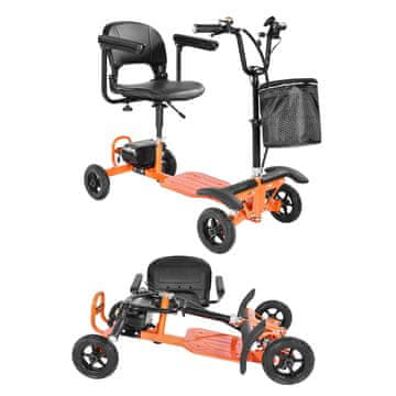 VEVOR Električni skuter BLHZ400-01A 1072x600x980 mm oranžen