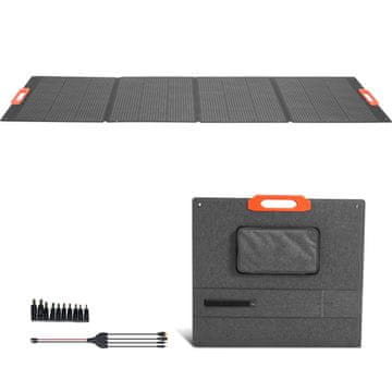 VEVOR Zložljiva monokristalna sončna celica 300W 2510x735x13 mm črna