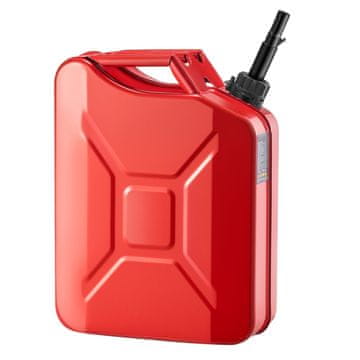 VEVOR Posoda za gorivo 20 L 36x18x51 cm Rdeča