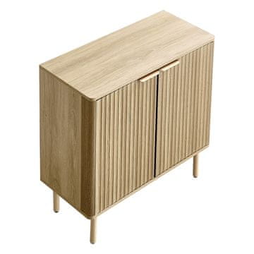 VEVOR Omara za kavni bar 80x37.5x80 cm hrastovina