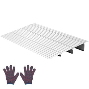 VEVOR Prag vrat 423x864x87 mm aluminij, nosilnost 363 kg