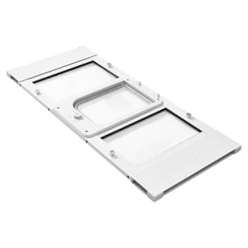 VEVOR Mačja vrata za okno 914x388x40 mm bela
