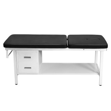 VEVOR Medicinska pregledna miza 185.5x70.5x81.5 cm nastavljiv naslon za hrbet polica za shranjevanje