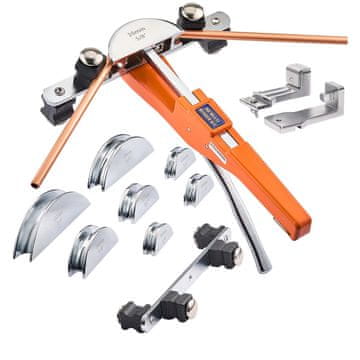 VEVOR Komplet za upogibanje cevi z zobatim mehanizmom, nastavljiv 6 mm do 22 mm, kompakten