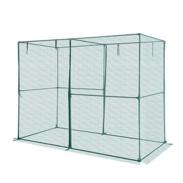 VEVOR Kletka za pridelavo 239x120x180 cm Zelena