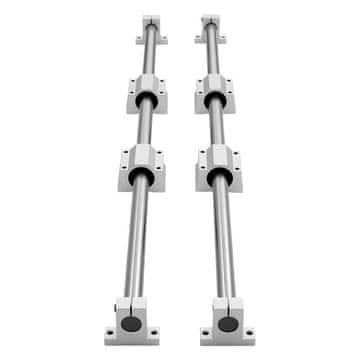 VEVOR Komplet linearnih vodil SFC25 1000 mm, kovinski, za DIY gravirno napravo