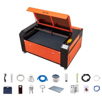 VEVOR Laser za graviranje in rezanje 1400x900 mm 130W z avtomatskim ostrenjem za les, akril, steklo
