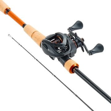 VEVOR Komplet ribiške palice in ribiškega koluta IM7 iz ogljikovih vlaken 2130x130x100 mm z ročajem iz plute