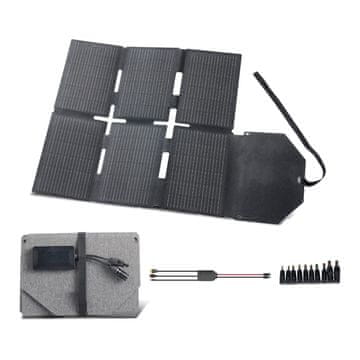 VEVOR Zložljiva sončna polnilna plošča 60W 898x620x21 mm prenosna
