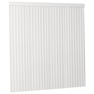 VEVOR Komplet stenskih letvic 197x98 cm bela