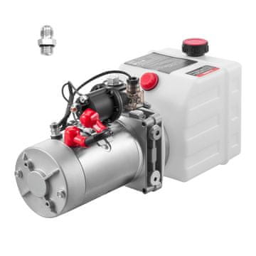 VEVOR Hidravlična enota enojnega delovanja 418x190x210 mm 4 L DC 12V