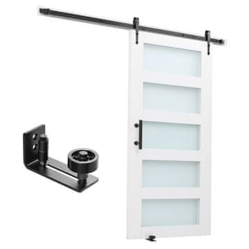 VEVOR Drsna vrata hleva 1067x2134 mm bela
