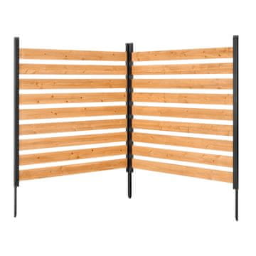 VEVOR Zasebna ograja 1219x1244x1219 mm rjava