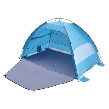 VEVOR Plažni šotor 270x169x150 cm modre barve