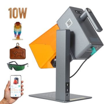 VEVOR Laser gravirka Nano Pro 100x100 mm modra
