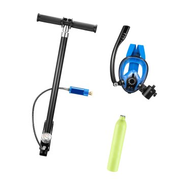 VEVOR Mini potapljaški jeklenka z masko 0.5 L 60x300 mm prenosna reševalna oprema