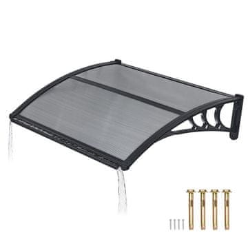 VEVOR Nadstrešek za vrata 755x1000x240 mm Siva