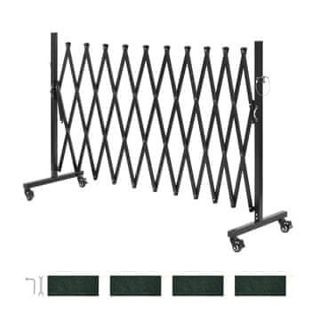 VEVOR Raztegljiva pregrada 337x102 cm zložljiva