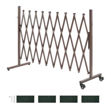 VEVOR Raztegljiva pregrada 340.4x1028x3070 mm zložljiva