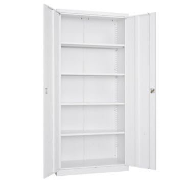 VEVOR Shranjevalna omara 80x40x175 cm Bela