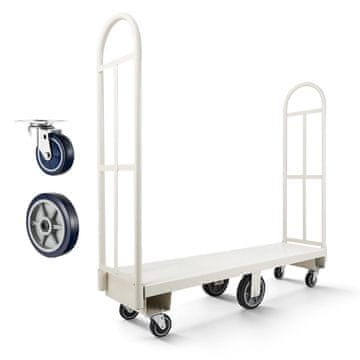 VEVOR Platformni voziček dolly 1525x410x1510 mm 907.18 kg jeklo skladišče
