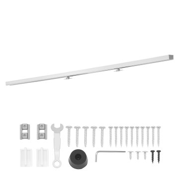 VEVOR Komplet drsne stenske vodila za žepna vrata 1746x44.9x31 mm za enojna vrata 914 mm