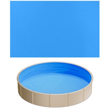VEVOR Okrogel bazenski vložek UniBead 350.5x120 cm modra