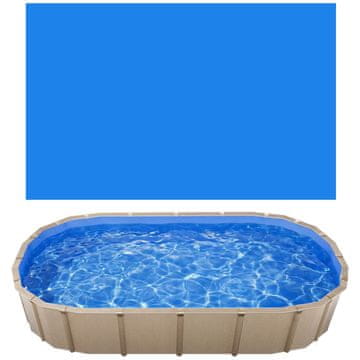 VEVOR Ovalna podloga za bazen 610x375x120 cm modra