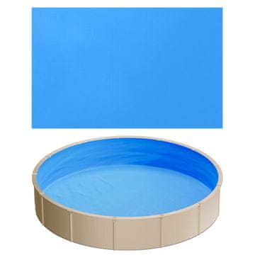 VEVOR Okrogla podloga za bazen z prekrivanjem 350.5x90 cm modra