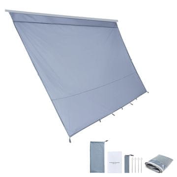 VEVOR RV nadstrešek senčilo zaslon 2x3.7 m