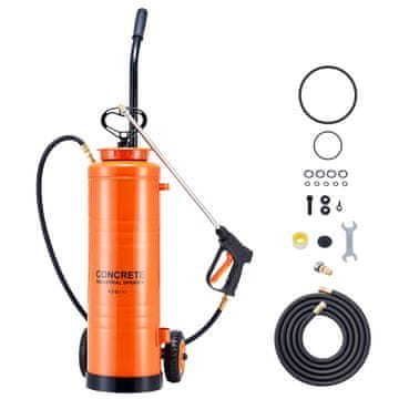 VEVOR Industrijski razpršilnik 17 L 240x210x785 mm oranžen