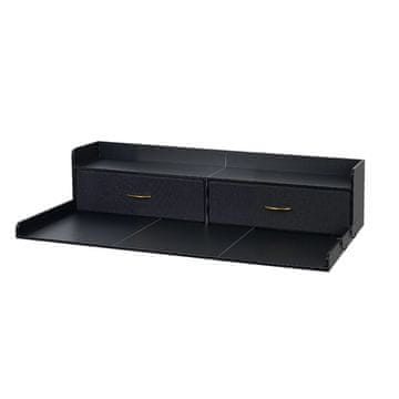 VEVOR Pult za pralni in sušilni stroj s poličko 137x69.9x30.5 cm črna