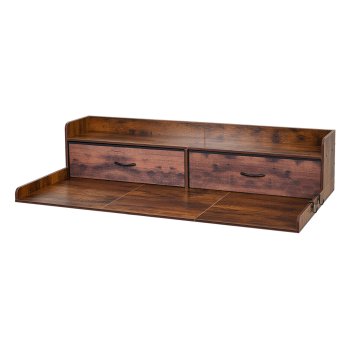 VEVOR Pult za pralni in sušilni stroj 137x69.9x30.5 cm rjav