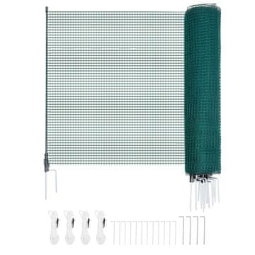 VEVOR Začasna ograja 0.9x20 m zelena