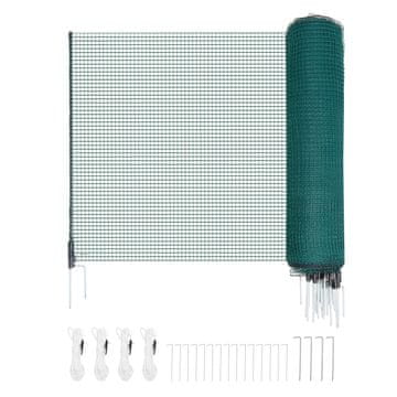 VEVOR Začasna ograja 0.9x25 m zelena