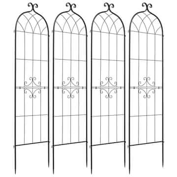 VEVOR Vrtna mreža 180x52.5 cm Črna