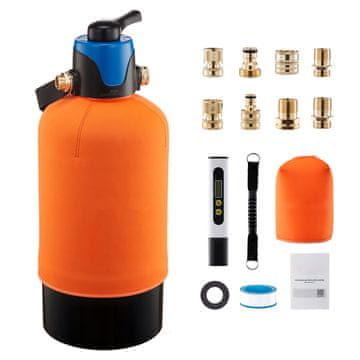 VEVOR Sistem za deionizirano vodo 235x235x600 mm 10L Brezmadežno pranje avtomobilov
