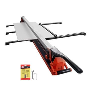VEVOR Ročni rezalnik ploščic TC-X01A-1800 1800 mm oranžen