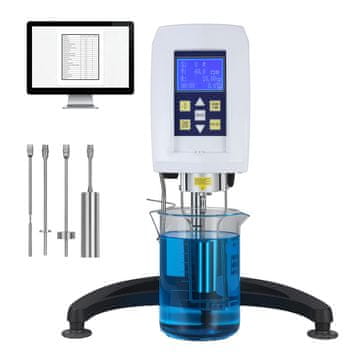 VEVOR Rotacijski viskozimeter NDJ-5S 350x360x550 mm Digitalni
