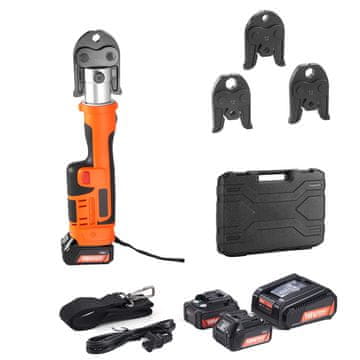 VEVOR Orodje za stiskanje cevi ZEP-1550 455x130x78 mm 32KN 18V iz nerjavečega jekla