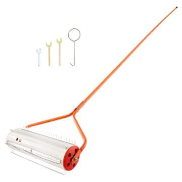 VEVOR Lake Weed Roller 5600x681x220 mm 5.49 m Srebrna