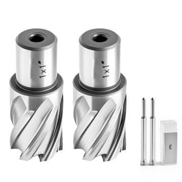 VEVOR Set obročastih rezalnikov 4 kosi 25.4x25.4 mm jeklo