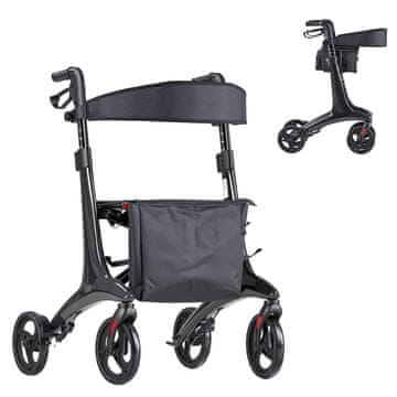 VEVOR Hodalec Rollator HFK-9298 785x635x900 mm Karbonska vlakna